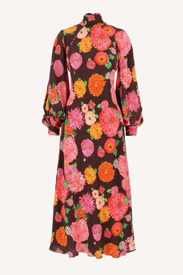 Dress Medici in Chocolate